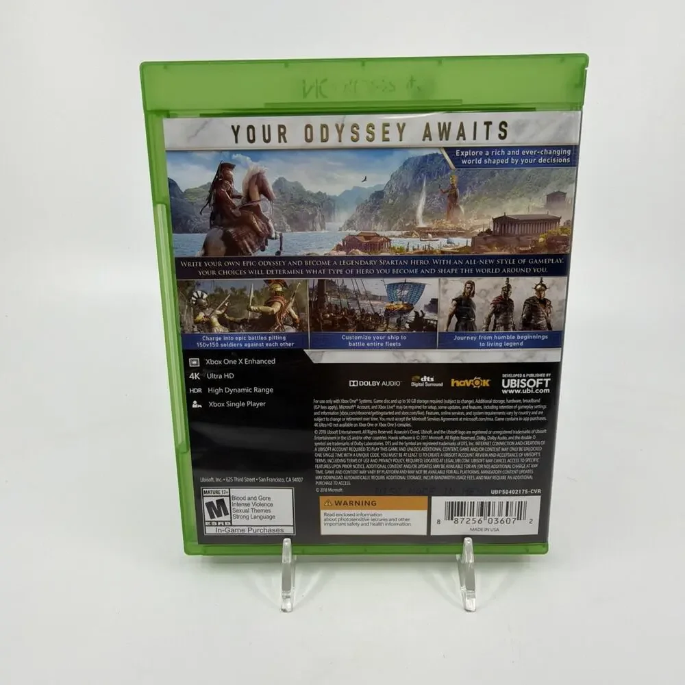 Xbox One Assassin's Creed Game Lot Odyssey CIB & Unity New Sealed Ubisoft
